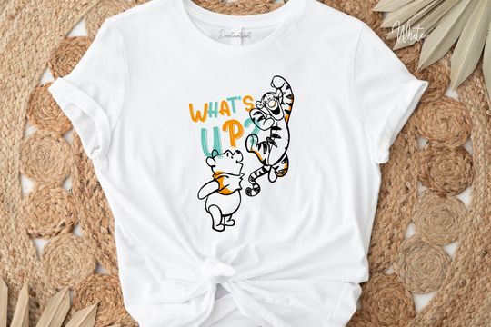 Discover Whats Up Winnie and Tigger Shirt, Funny Disney Characters T-shirt