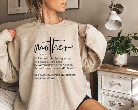 Mother Definition Sweatshirt,Mothers Day Sweatshirt