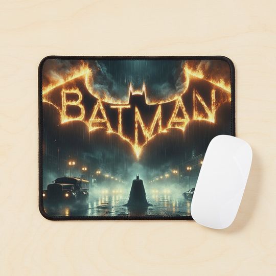 Dark Batman Movie Poster Mouse Pad
