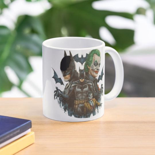 Batman & Jocker Coffee Mug, Hero mug