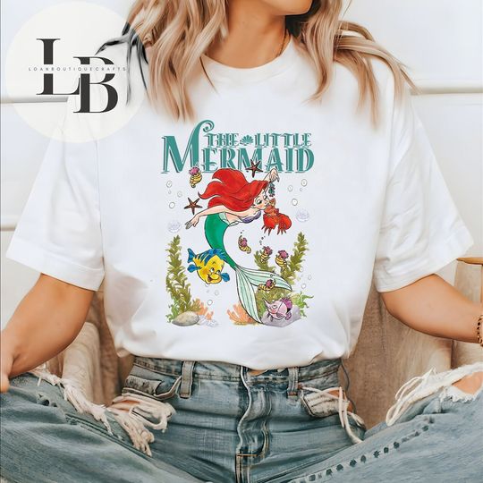 The Little Mermaid Shirt, Comfort Colors Disney T-shirt
