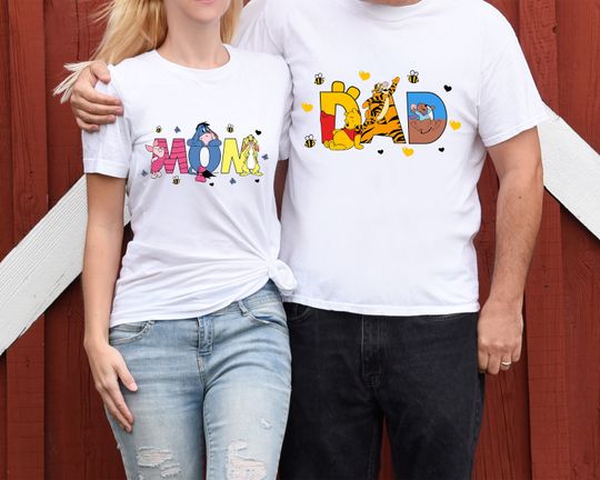 Classic Winnie The Pooh,  Classic Pooh Family Shirts