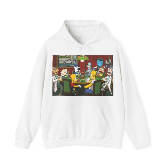 Simpsons Style Hoodie Edition Unisex Heavy Blend Hooded