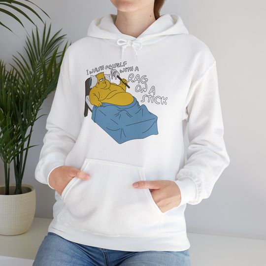 Simpsons I Wash Myself Unisex Heavy Blend Hooded