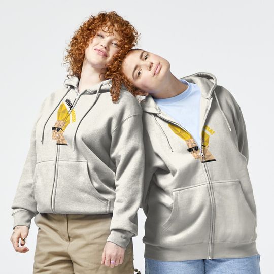 Johnny Bravo Unisex Zipped Hoodie