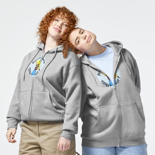 Johnny Bravo Unisex Zipped Hoodie