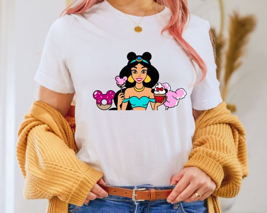 Disney Princess Jasmine Shirt, Women's Disney Shirt