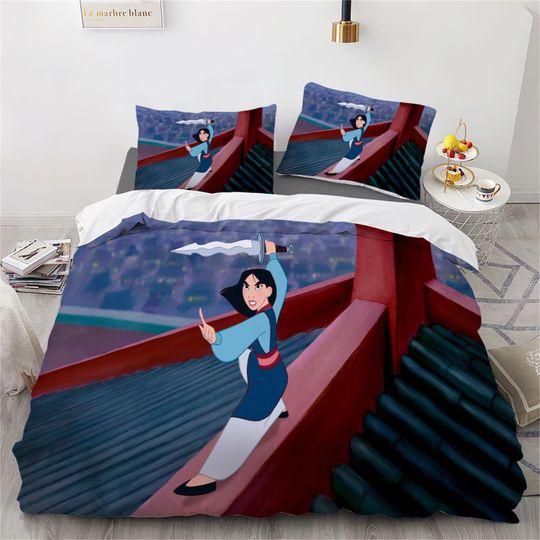 Disney Mulan Printing Bedding Set