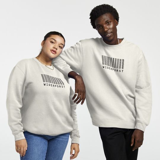 Widerporst Barcode Pullover Sweatshirt