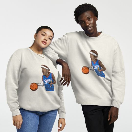 Allen Iverson Art Chibi Pullover Sweatshirt