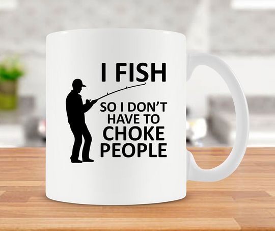 Fishing Mug Fishing Gifts For Fishermen Fly Fishing Gift Ideas For Him Fishing Cup Best Coffee Cup Love Fishing