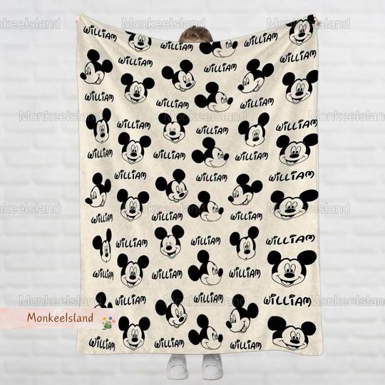 Mickey Mouse Blanket, Disney Mickey Fleece Blanket