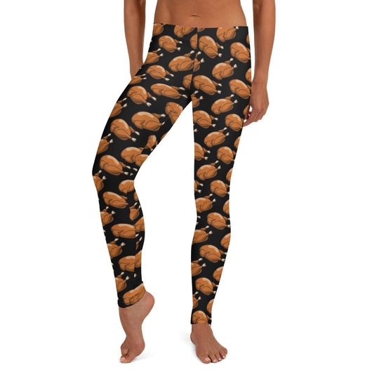 Best Seller! Thanksgiving Turkey Leggings, Teen Festive Holiday Leggings