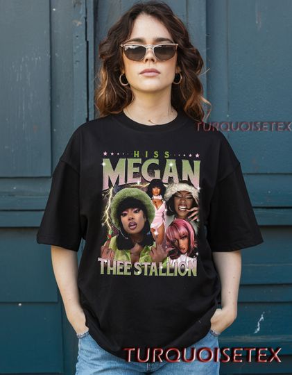 Vintage Megan Thee Stallion Bootleg Shirt, Megan Thee Stallion Hiss