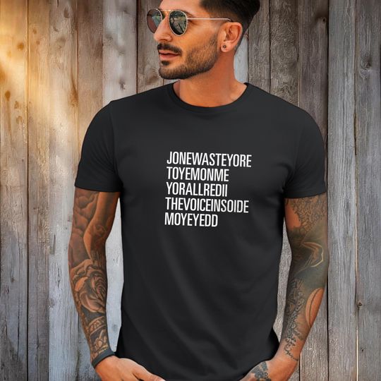 B182 - Miss you - Don't Waste your time - Voice inside my head Shirt - Cool Shirt - Music Shirt - Funny T-Shirt