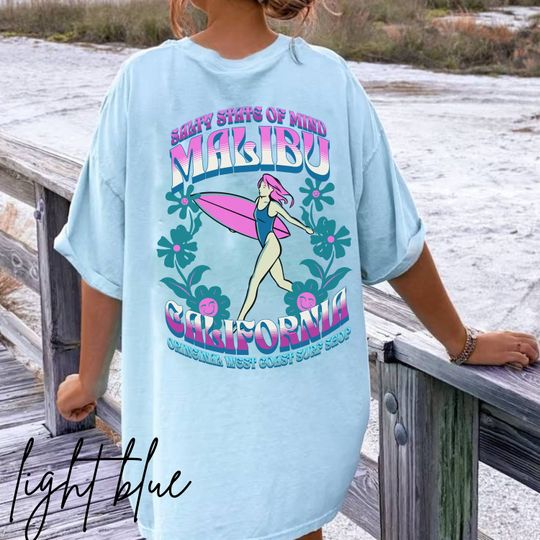Discover Malibu Tshirt, Vacation Shirt, Trendy Shirts