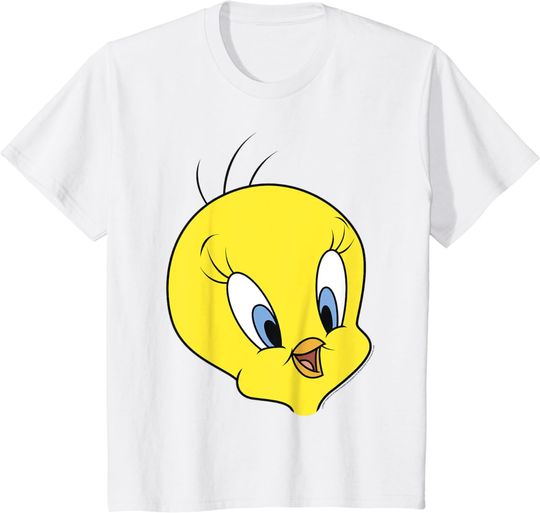 Kids Looney Tunes Tweety Bird Big Face T-Shirt