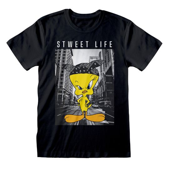 Tweety T Shirt Stweet Life OFFICIAL Looney Tunes Funny Cartoon Tee