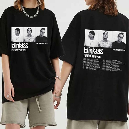 B182 One More Time 2024 Tour Shirt, B182 Band Fan Shirt, B182 World Tour Shirt, B182 2024 Concert Shirt