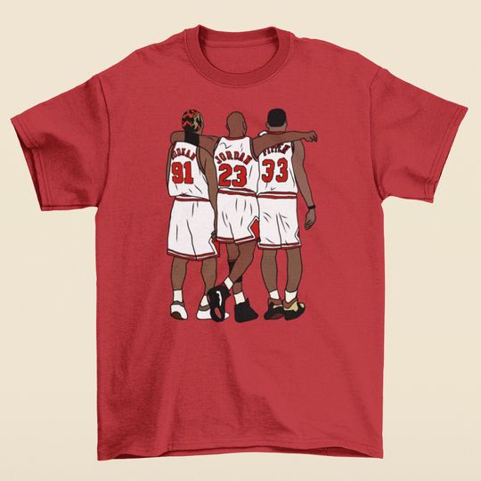 Dennis Rodman, Michael Jordan, & Scottie Pippen T-Shirt