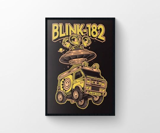 B182 Poster, Punk Rock Art Print, Alternative Music Gift