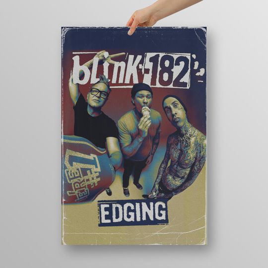B182 Poster, B182 punk rock Poster, Home Decor, Wall Decor Poster