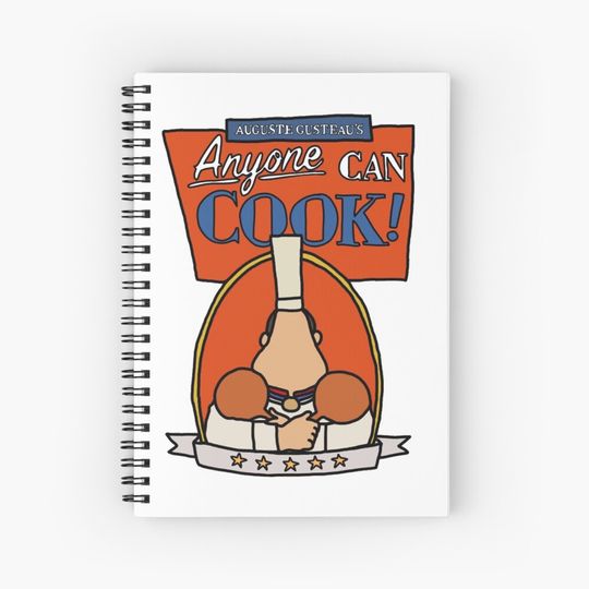 Disney Anyone can cook! - Ratatouille Spiral Notebook