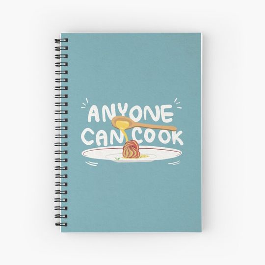 Disney Anyone Can Cook Ratatouille Spiral Notebook