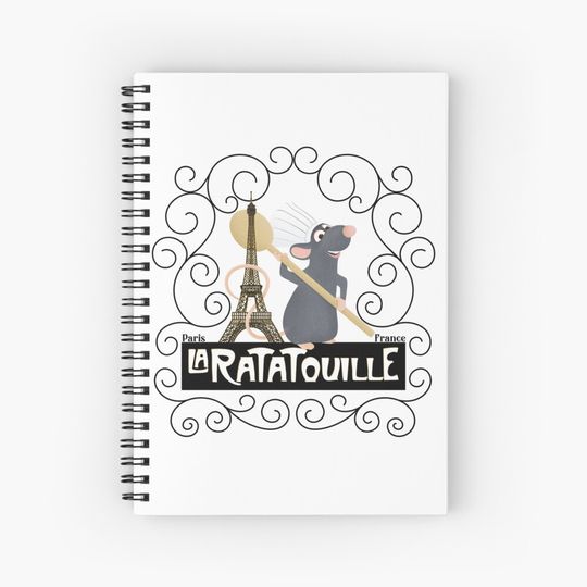 Disney The Ratatouille Spiral Notebook