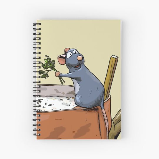 Disney Ratatouille Spiral Notebook