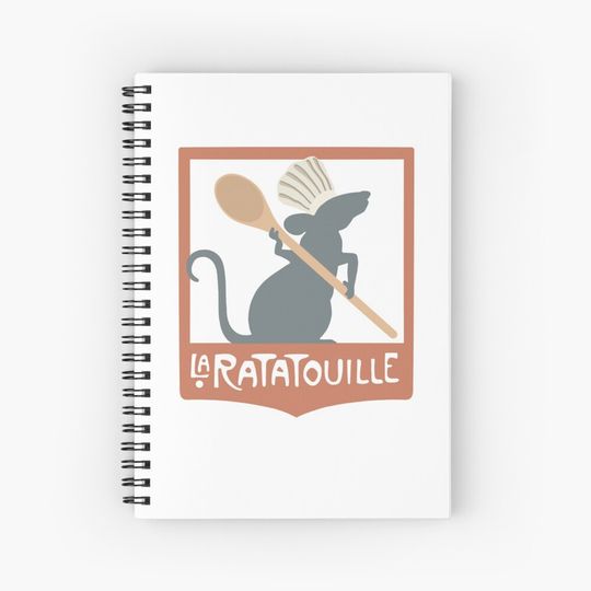 Disney The Ratatouille  Spiral Notebook