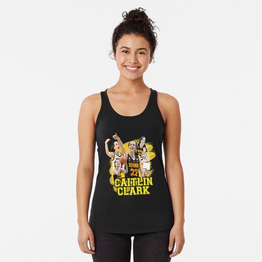 Caitlin Clark Retro Racerback Tank Top