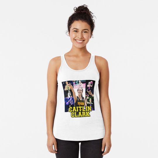 Caitlin Clark Modern Style Racerback Tank Top