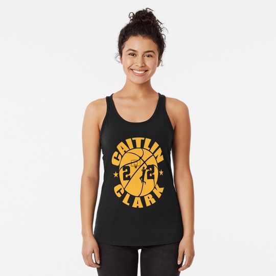 Star Caitlin Clark Racerback Tank Top
