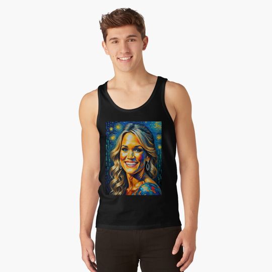 Discover Carrie Underwood in starry night Tank Top