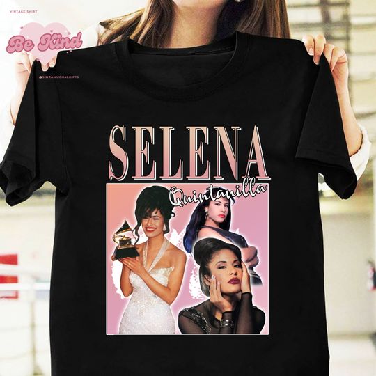 Selena Quintanilla Homage T-Shirt, Selena Shirt, Queen Of Tejano Music Shirt