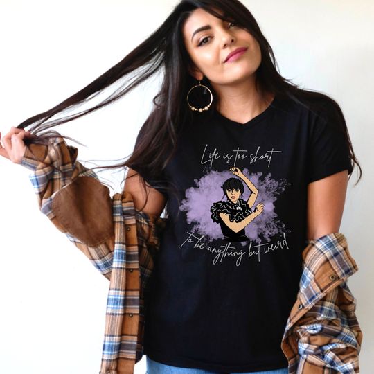 WEDNESDAY ADDAMS t shirt, Be yourself shirt