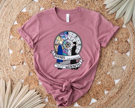 Friends Are A Liability That Makes Them A Weakness Shirt, Wednesday Addams Shirt, Nevermore Academy Shirt, Wednesday Shirt,Horror Movies Tee