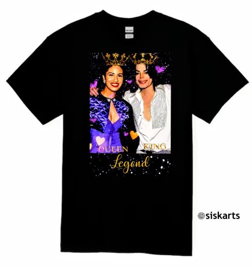 Selena Quintanilla & Michael Jackson Legend T- Shirt