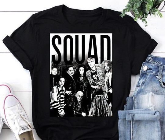 The Addams Family Squad Vintage T-Shirt, Addams Family Shirt,