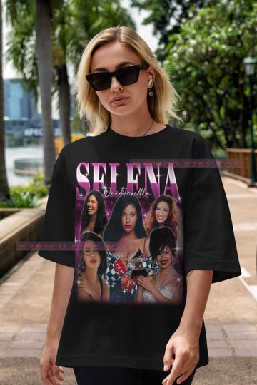 SELENA QUINTANILLA TShirt, Selena Quintanilla Homage Vintage Shirt