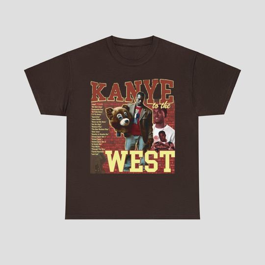 Vintage Kanye West College Dropout Tee, Reaper Kanye West Tour Shirt