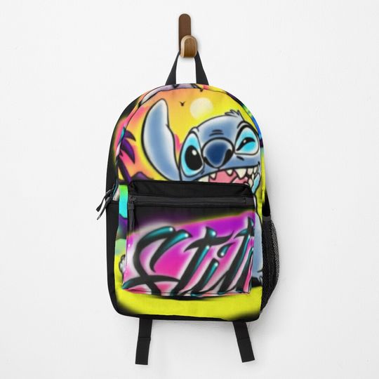 Airbrush Stitch Backpack, Thanksgiving, Christmas Day Backpack