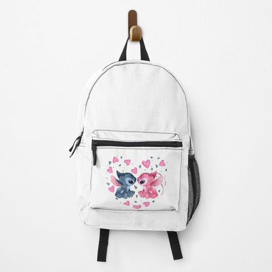 Lilo and Stitch Magic Kingdom Digital Watercolor Backpack