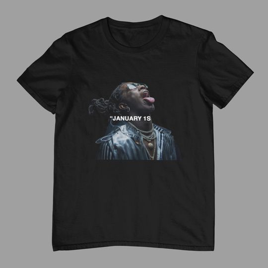 Young Thug | January 1st | Young Thug Rapper T-shirt