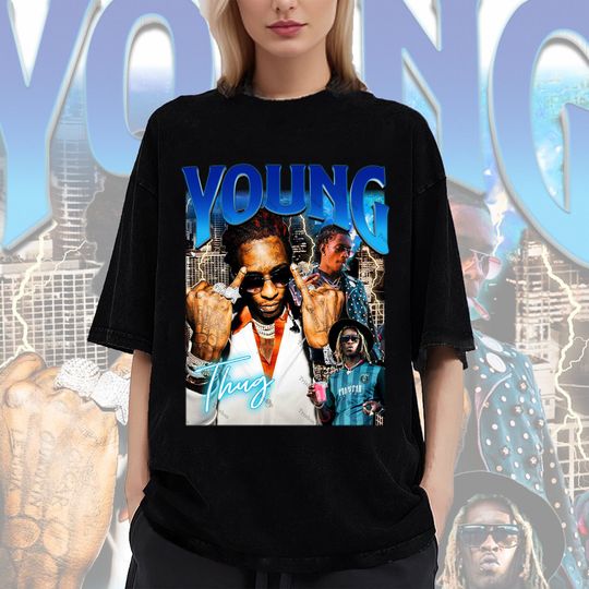 Retro Young Slatt THUG Shirt -Young Thug T shirt