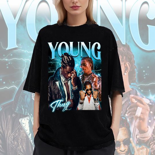 Retro Young Slatt THUG Shirt -Young Thug T shirt