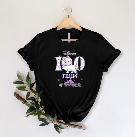 Disney Aristocats Shirt, Marie Shirt, 100th Disney Anniversary Shirt, Disney 100 Years of Wonder Shirt