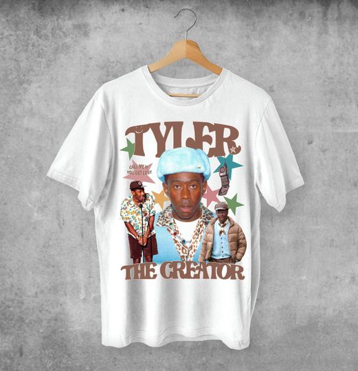 Tyler The Creator Graphic Shirt, Vintage 90s Style Graphic