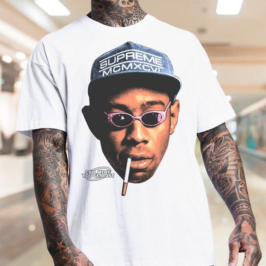 Tyler The Creator Big Head T-Shirt, Vintage Style Call Me